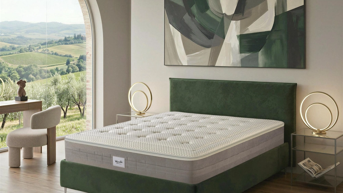 Materasso Matrix a molle insacchettate e Memory di Rinaldi Group