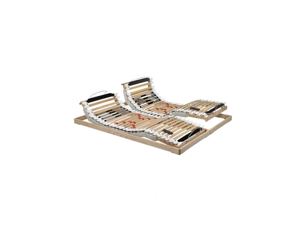 Rete elettrica con telaio in faggio e doghe in legno Ergonomic di Rimar