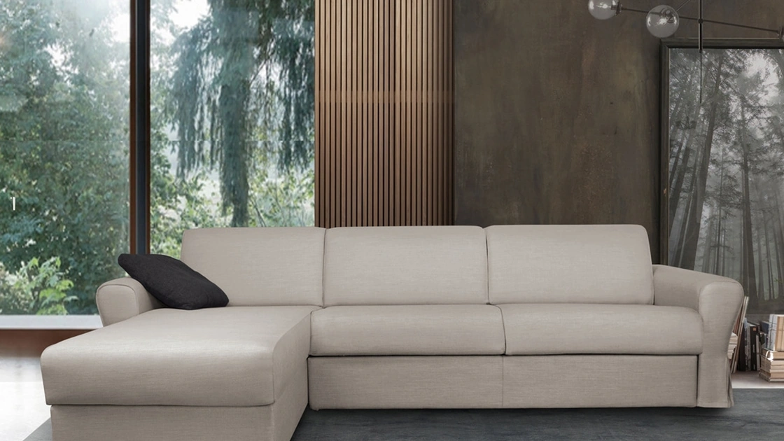 Divano Letto con penisola Cleo di Salvetti