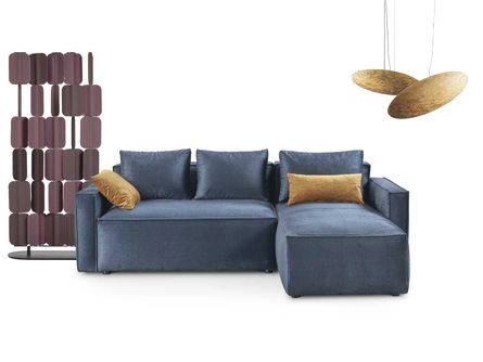 Divano con penisola Sirio di Salvetti