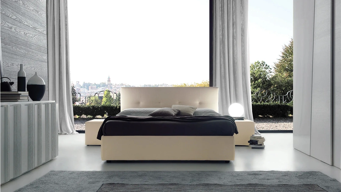 Letto Alexia in ecopelle di Ergogreen