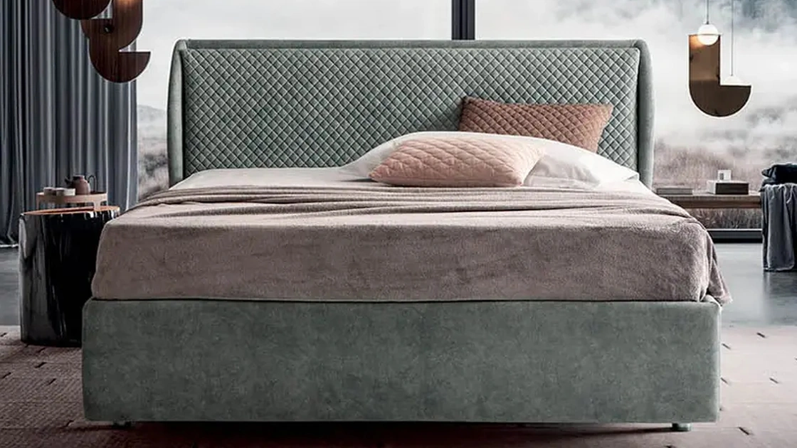 Letto imbottito Calipè di Rigosalotti