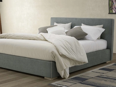 Letto in tessuto con contenitore Des Alpes di Rimar