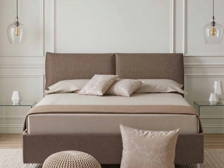 Letto imbottito Iride di Rinaldi Group