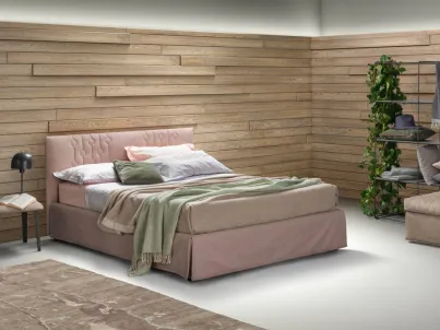 Letto moderno in tessuto Loop di Bside