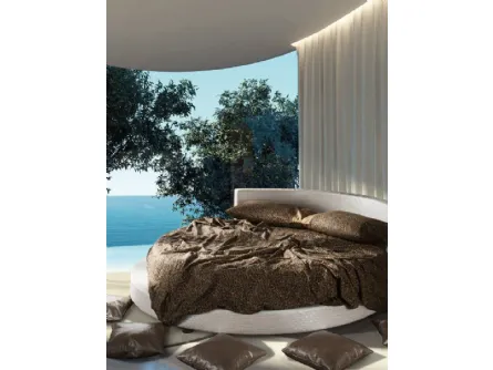 Letto matrimoniale rotondo Luxor di Baiardi