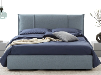 Letto in tessuto Miguel con box contenitore di Rimar