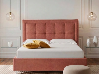 Letto Nereide in tessuto imbottito di Rinaldi Group