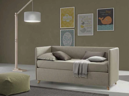 Letto singolo con box contenitore Coco Linear di Rimar