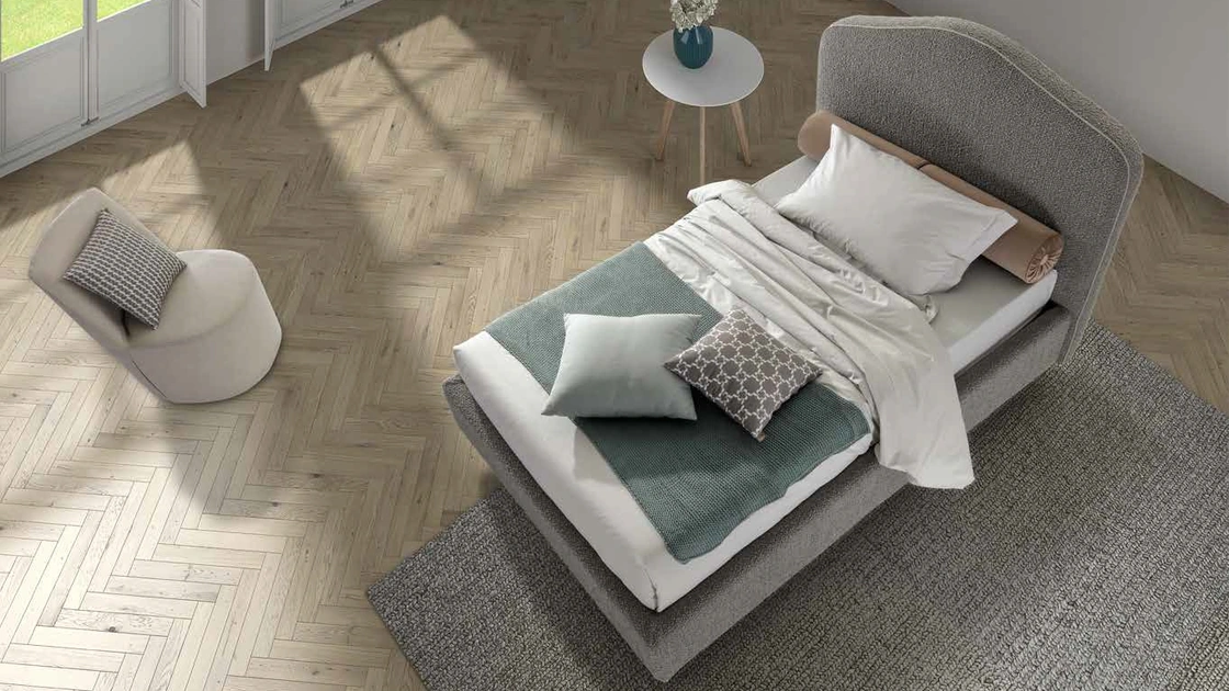 Letto singolo classico Gemma con contenitore di Rimar
