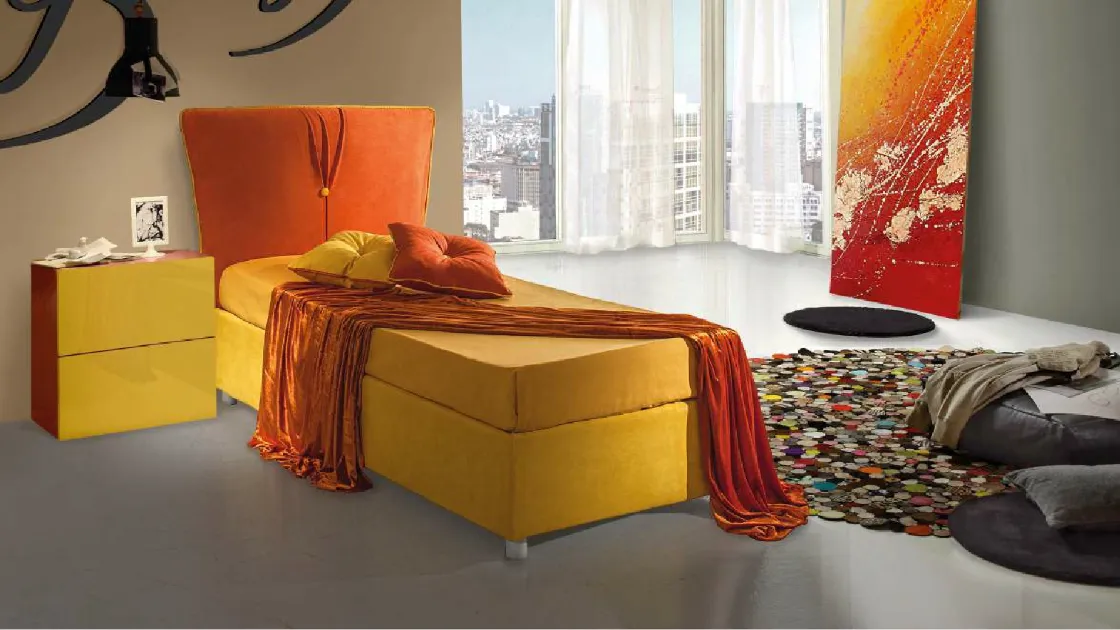 Letto Singolo dai colori vivaci Jolly di Baiardi