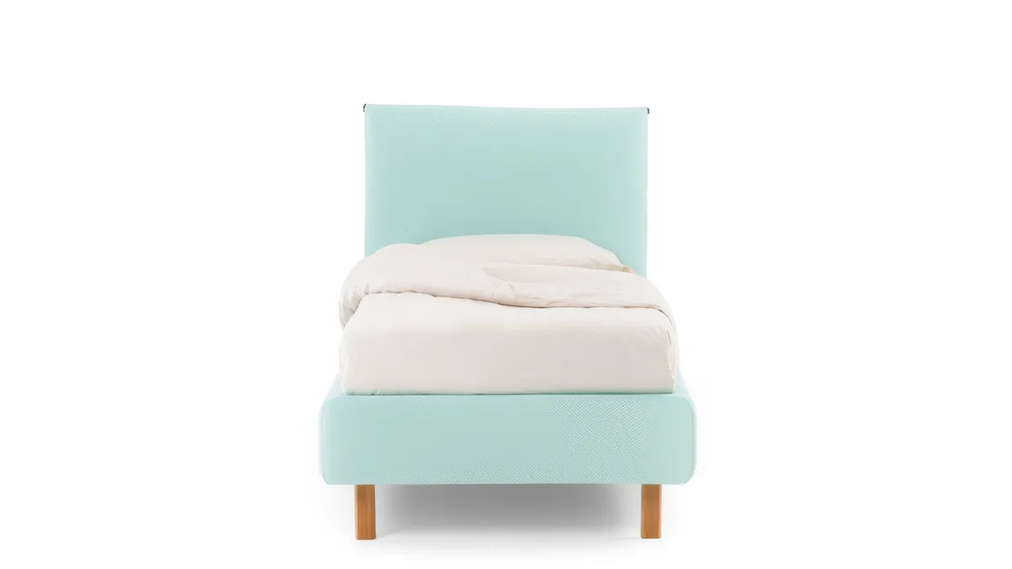 Letto singolo con contenitore London di Noctis