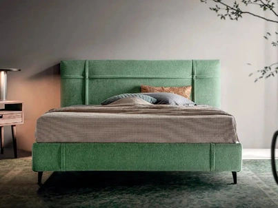 Letto imbottito Valky di Rigosalotti