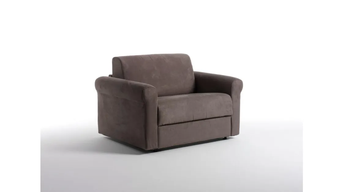Poltrona Letto moderna in tessuto Carmen di Salvetti