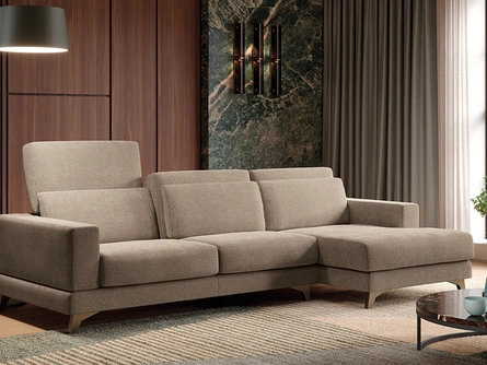 Divano con penisola Lift di Rigosalotti