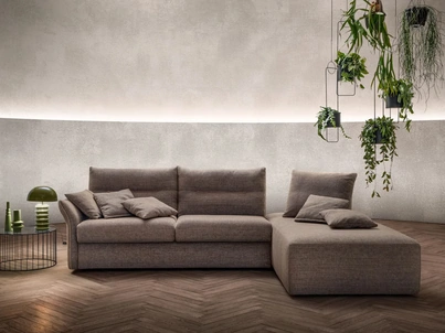 Divano Letto con penisola Rock di Samoa