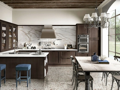 Cucina Classica con penisola Avenue 23 11 di Spagnol Cucine